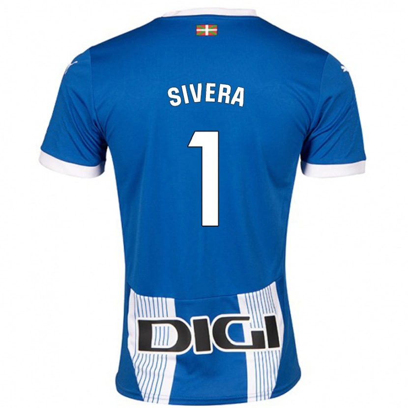 Danxen Mann Antonio Sivera #1 Blå Hjemmetrøye Drakt Trøye 2024/25 Skjorter T-Skjorte
