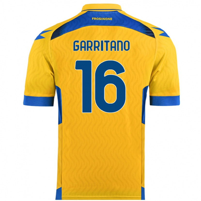Danxen Mann Luca Garritano #16 Gul Hjemmetrøye Drakt Trøye 2024/25 Skjorter T-Skjorte