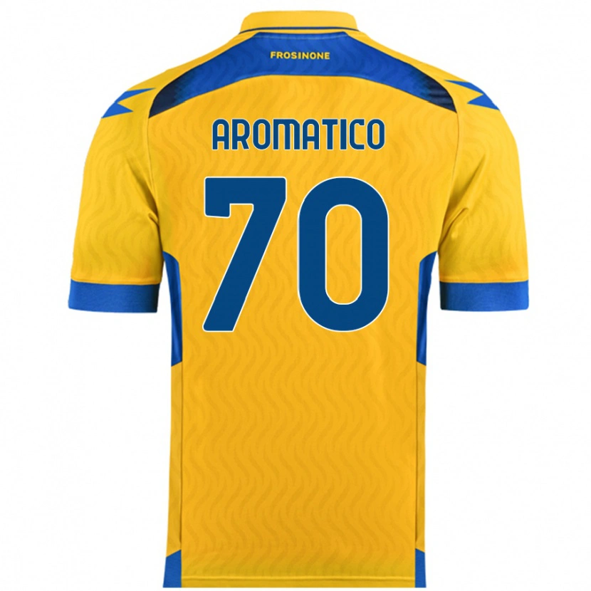 Danxen Mann Raul Aromatico #70 Gul Hjemmetrøye Drakt Trøye 2024/25 Skjorter T-Skjorte