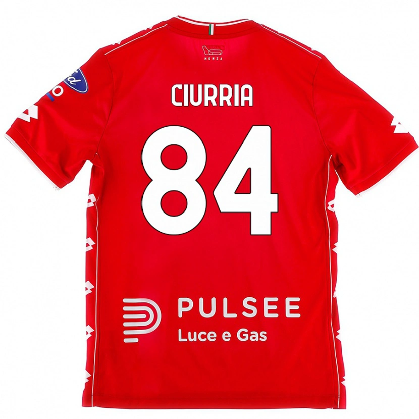Danxen Mann Patrick Ciurria #84 Rød Hvit Hjemmetrøye Drakt Trøye 2024/25 Skjorter T-Skjorte