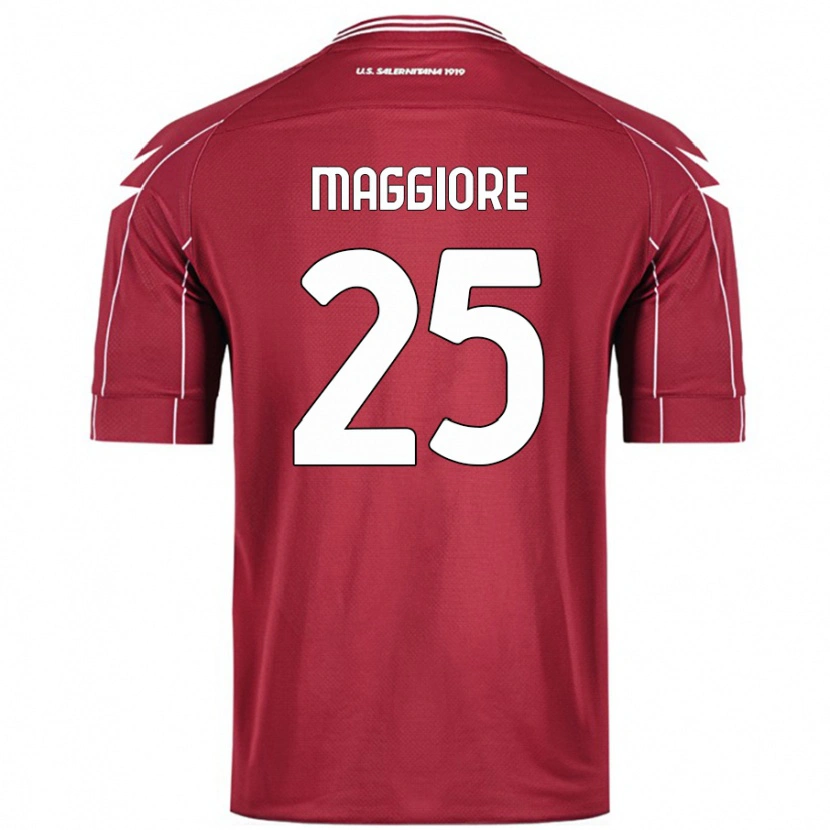 Danxen Mann Giulio Maggiore #25 Burgund Hjemmetrøye Drakt Trøye 2024/25 Skjorter T-Skjorte