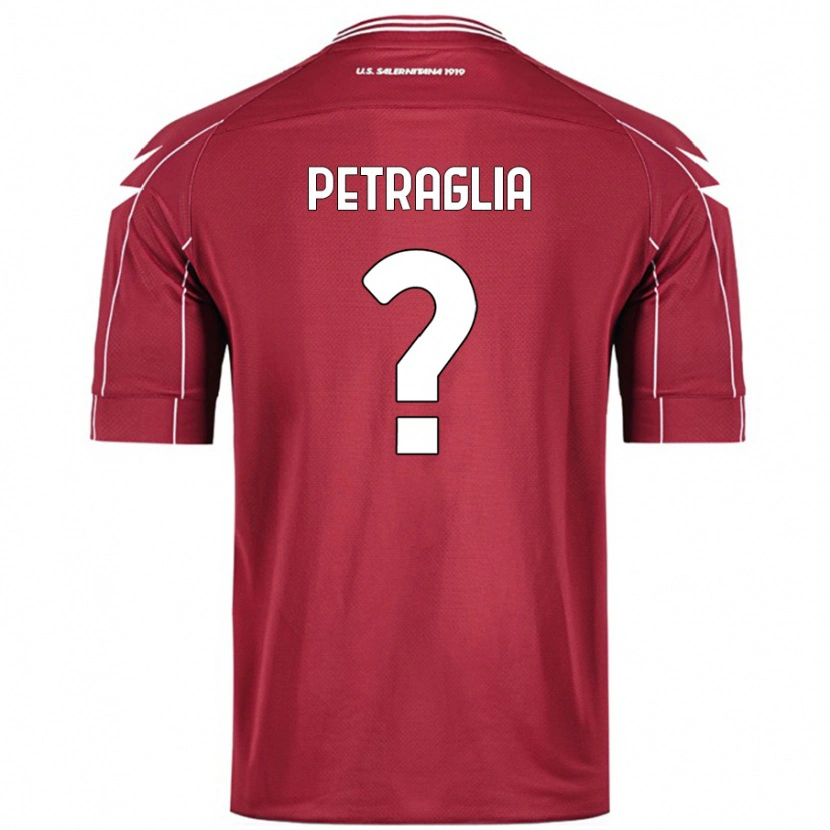 Danxen Mann Christian Petraglia #0 Burgund Hjemmetrøye Drakt Trøye 2024/25 Skjorter T-Skjorte