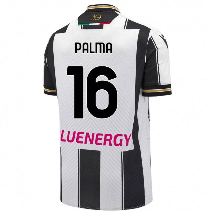 Danxen Mann Matteo Palma #16 Hvit Svart Hjemmetrøye Drakt Trøye 2024/25 Skjorter T-Skjorte