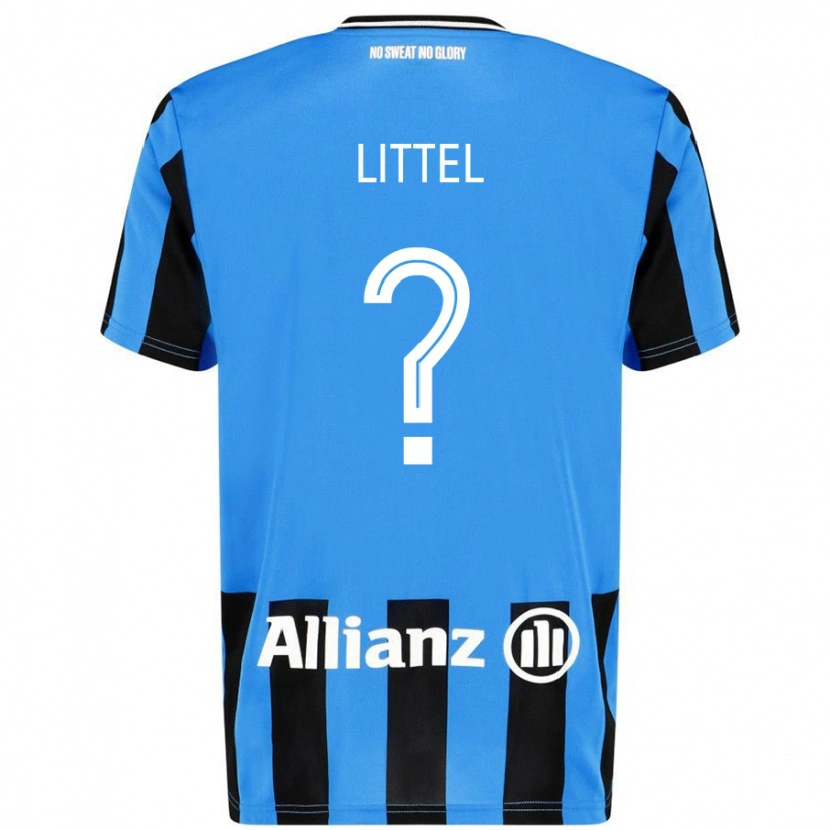 Danxen Mann Amy Littel #0 Himmelblå Svart Hjemmetrøye Drakt Trøye 2024/25 Skjorter T-Skjorte