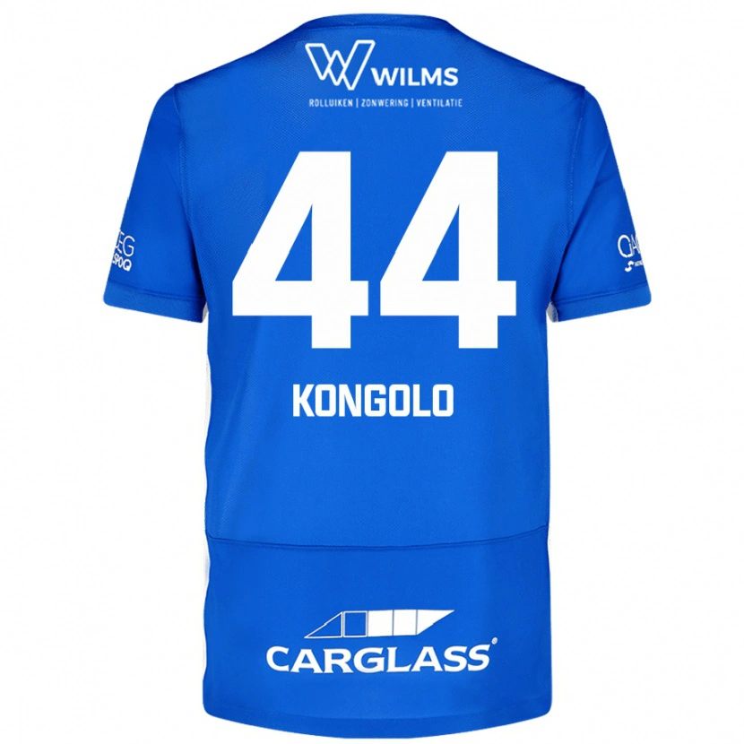 Danxen Mann Josue Kongolo #44 Blå Hjemmetrøye Drakt Trøye 2024/25 Skjorter T-Skjorte
