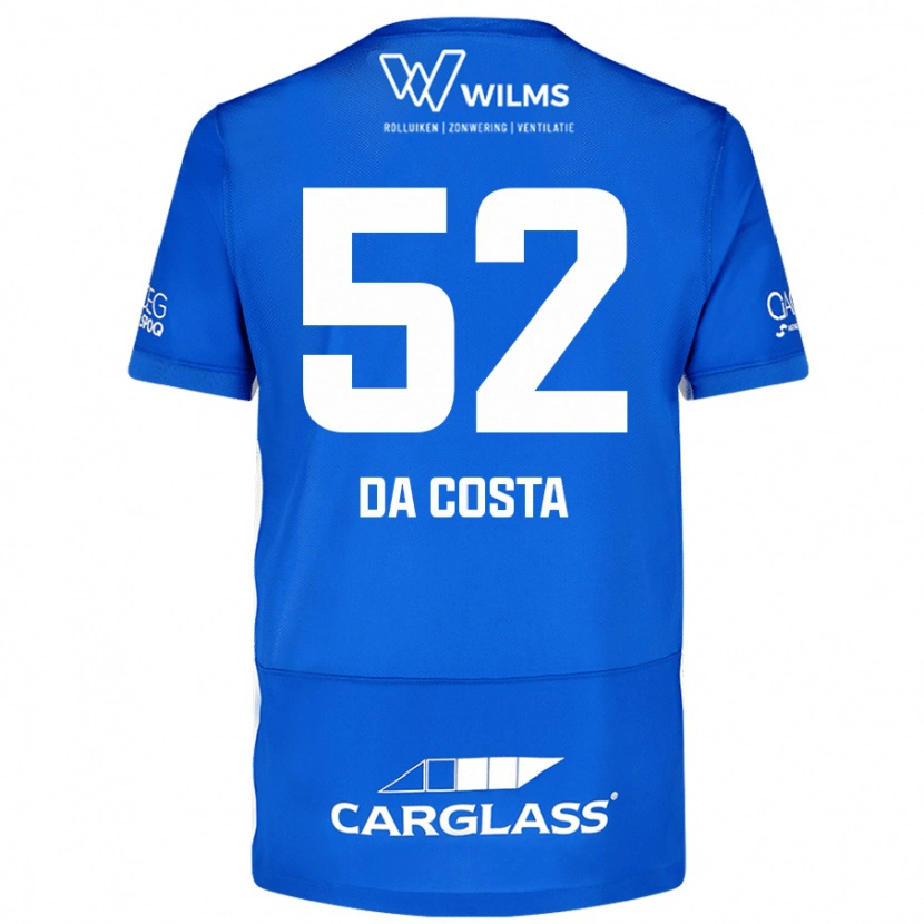Danxen Mann Wilson Da Costa #52 Blå Hjemmetrøye Drakt Trøye 2024/25 Skjorter T-Skjorte
