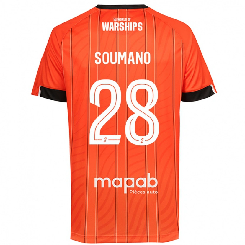 Danxen Mann Sambou Soumano #28 Oransje Hjemmetrøye Drakt Trøye 2024/25 Skjorter T-Skjorte