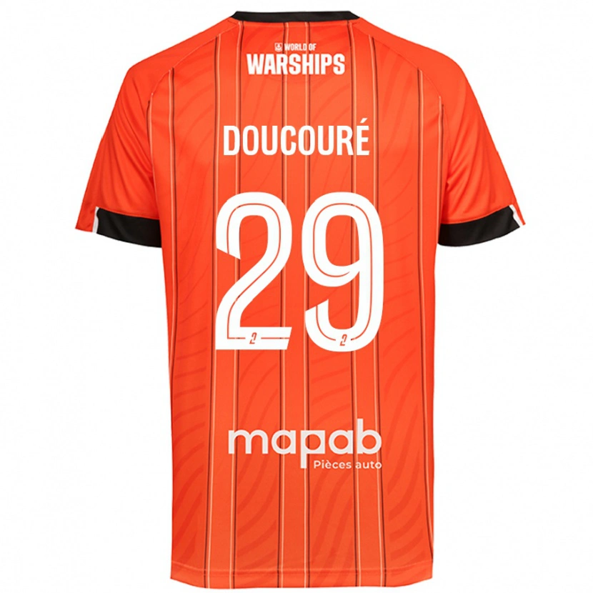 Danxen Mann Siriné Doucouré #29 Oransje Hjemmetrøye Drakt Trøye 2024/25 Skjorter T-Skjorte