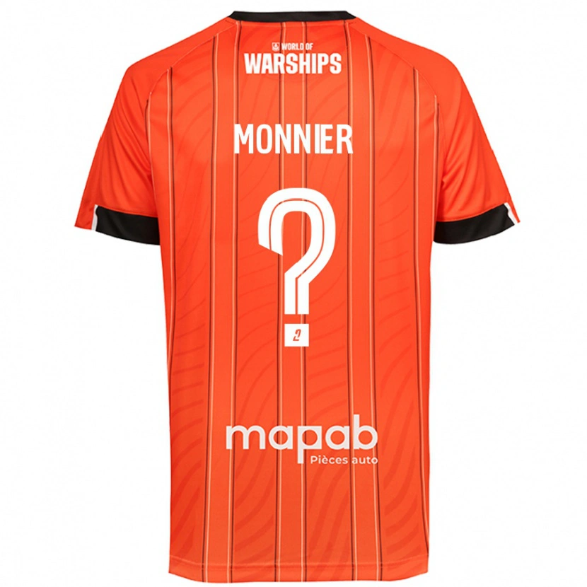 Danxen Mann Isaac Monnier #0 Oransje Hjemmetrøye Drakt Trøye 2024/25 Skjorter T-Skjorte