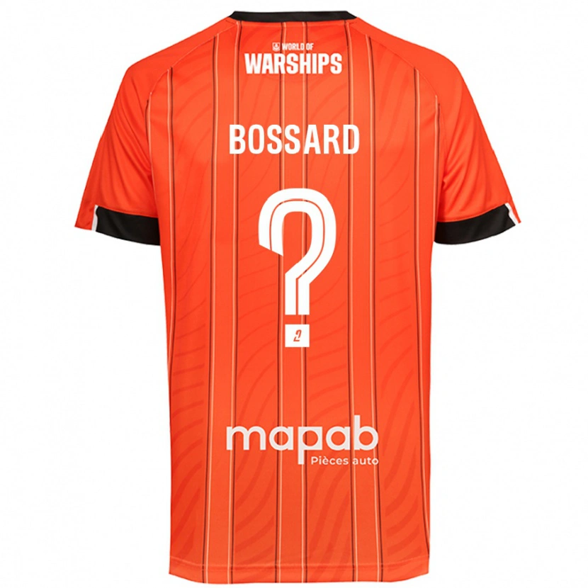 Danxen Mann Léo Bossard #0 Oransje Hjemmetrøye Drakt Trøye 2024/25 Skjorter T-Skjorte
