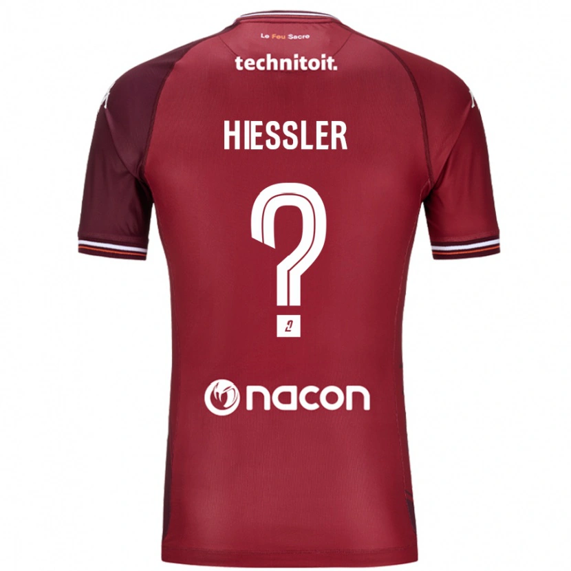 Danxen Mann Morgan Hiessler #0 Rød Granata Hjemmetrøye Drakt Trøye 2024/25 Skjorter T-Skjorte
