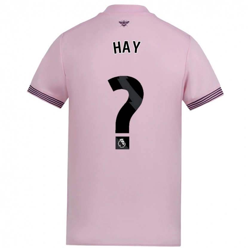 Danxen Mann Ashley Hay #0 Rosa Bortetrøye Drakt Trøye 2024/25 Skjorter T-Skjorte