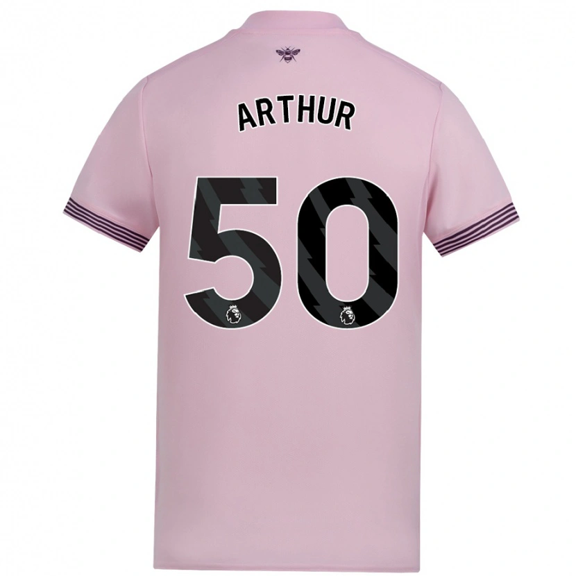 Danxen Mann Benjamin Arthur #50 Rosa Bortetrøye Drakt Trøye 2024/25 Skjorter T-Skjorte
