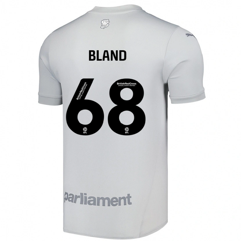 Danxen Mann Jonathan Bland #68 Sølvgrå Bortetrøye Drakt Trøye 2024/25 Skjorter T-Skjorte