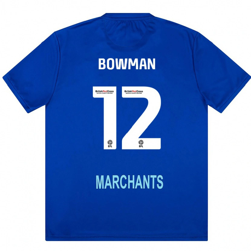 Danxen Mann Ryan Bowman #12 Grønn Bortetrøye Drakt Trøye 2024/25 Skjorter T-Skjorte