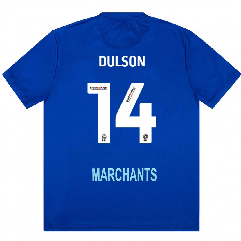 Danxen Mann Liam Dulson #14 Grønn Bortetrøye Drakt Trøye 2024/25 Skjorter T-Skjorte