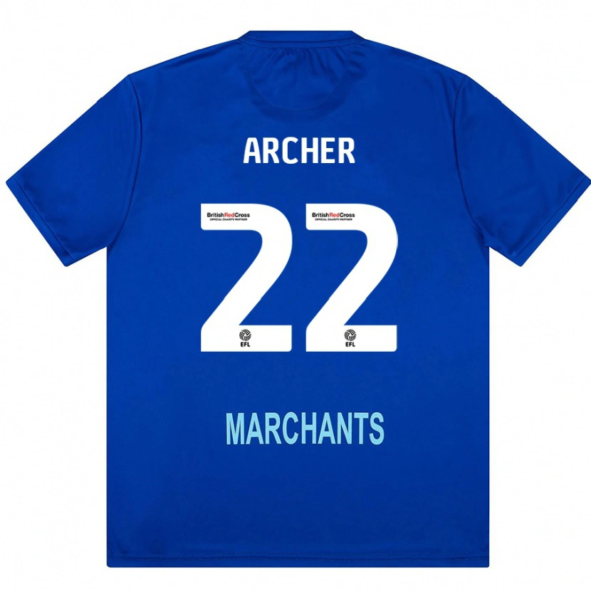 Danxen Mann Ethon Archer #22 Grønn Bortetrøye Drakt Trøye 2024/25 Skjorter T-Skjorte