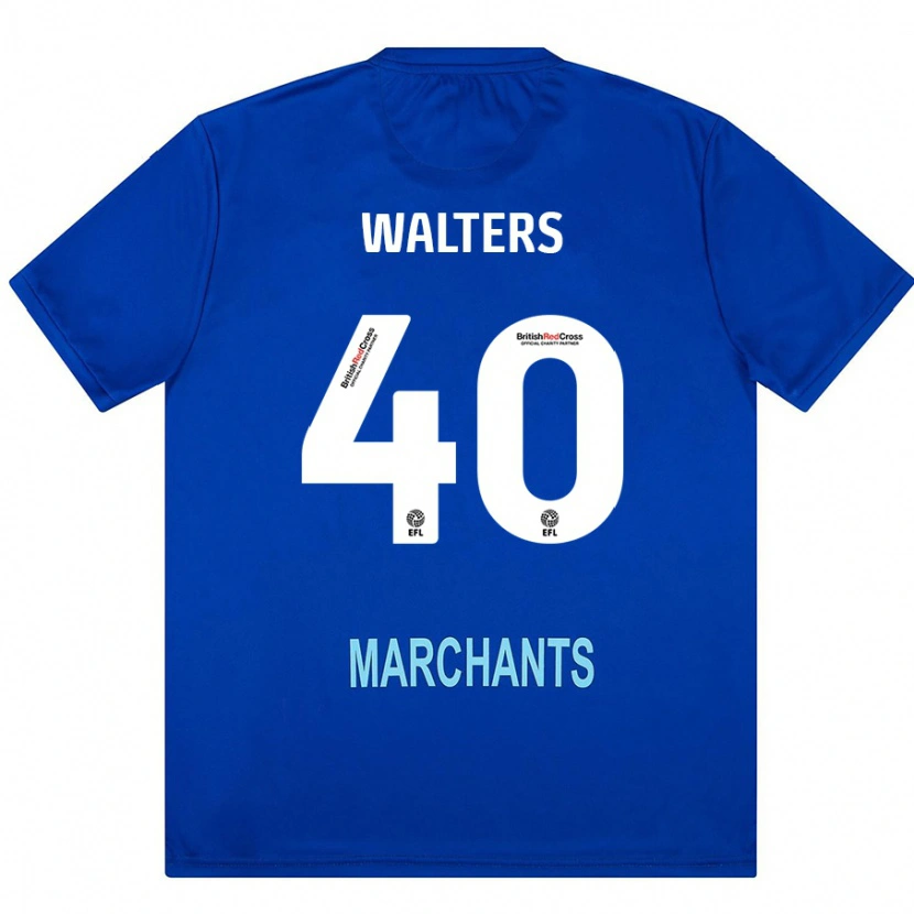 Danxen Mann Cameron Walters #40 Grønn Bortetrøye Drakt Trøye 2024/25 Skjorter T-Skjorte