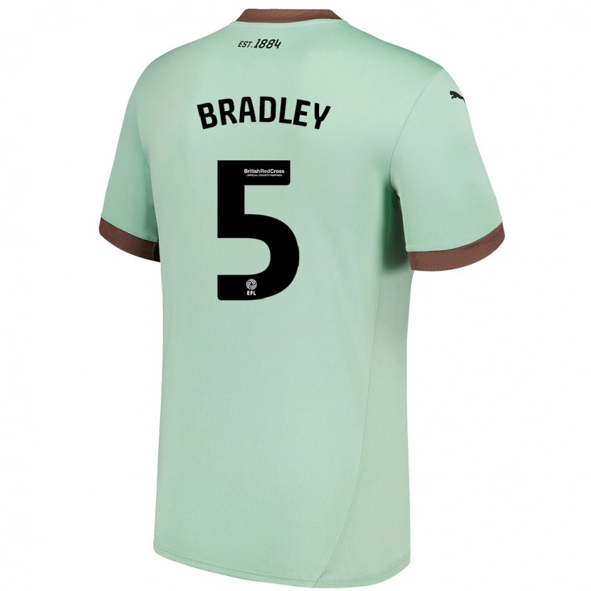 Danxen Mann Sonny Bradley #5 Blek Grønn Bortetrøye Drakt Trøye 2024/25 Skjorter T-Skjorte