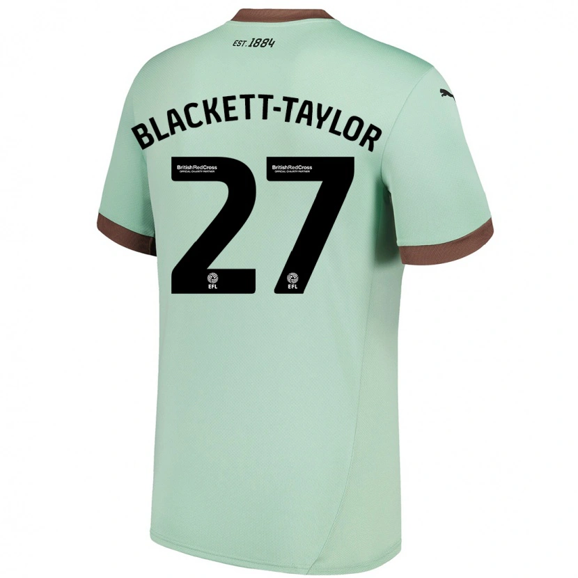 Danxen Mann Corey Blackett-Taylor #27 Blek Grønn Bortetrøye Drakt Trøye 2024/25 Skjorter T-Skjorte