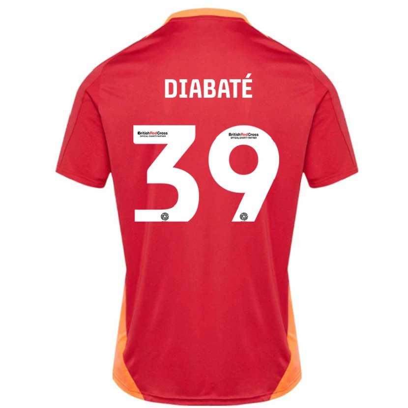Danxen Mann Cheick Diabaté #39 Blå Off White Bortetrøye Drakt Trøye 2024/25 Skjorter T-Skjorte