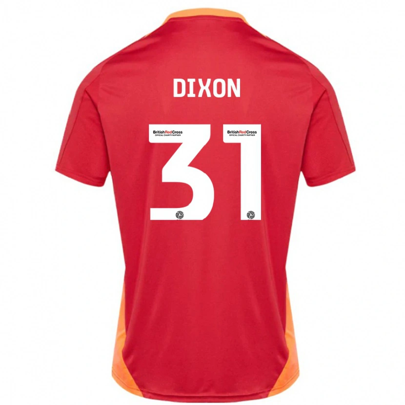 Danxen Mann Ellen Dixon #31 Blå Off White Bortetrøye Drakt Trøye 2024/25 Skjorter T-Skjorte