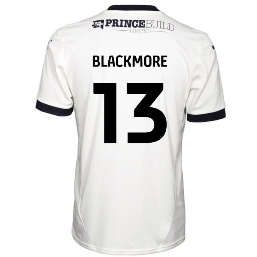 Danxen Mann Will Blackmore #13 Off White Svart Bortetrøye Drakt Trøye 2024/25 Skjorter T-Skjorte