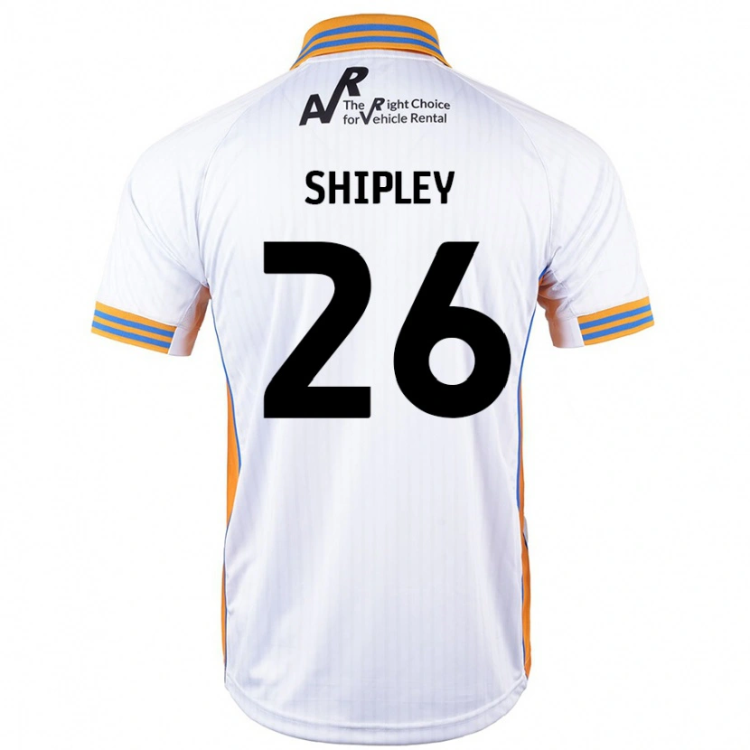 Danxen Mann Jordan Shipley #26 Hvit Bortetrøye Drakt Trøye 2024/25 Skjorter T-Skjorte