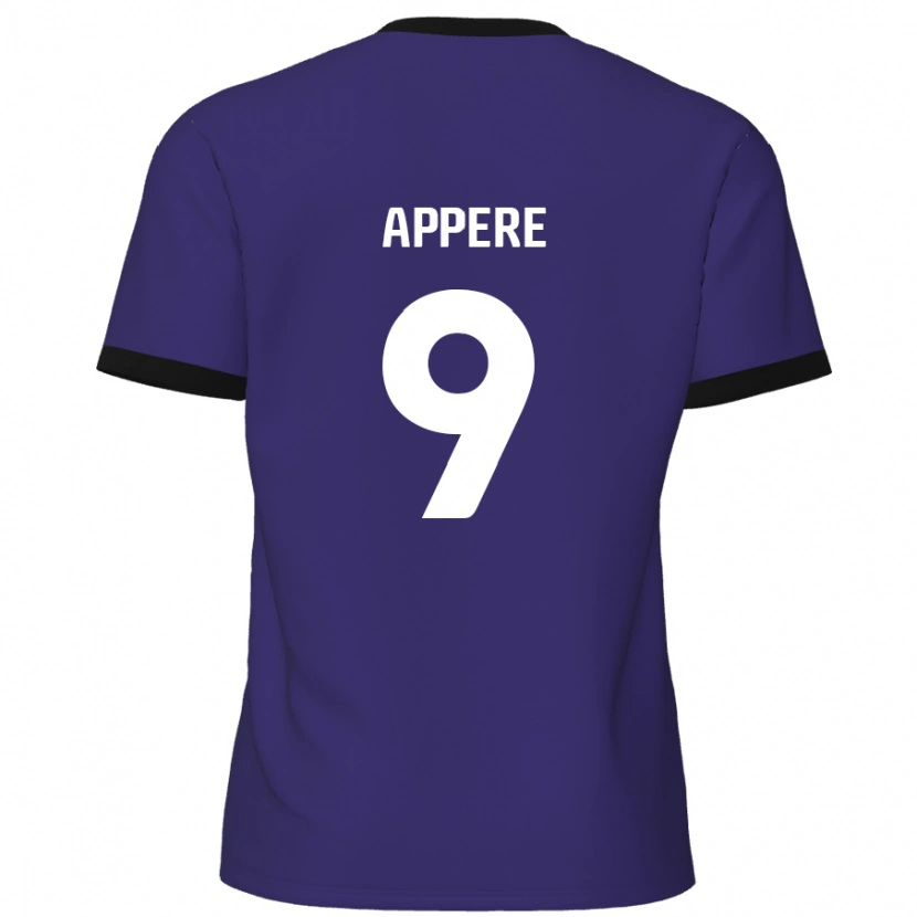 Danxen Mann Louis Appéré #9 Lilla Bortetrøye Drakt Trøye 2024/25 Skjorter T-Skjorte