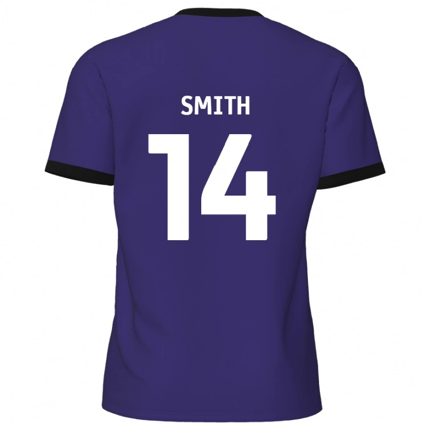 Danxen Mann Kane Smith #14 Lilla Bortetrøye Drakt Trøye 2024/25 Skjorter T-Skjorte
