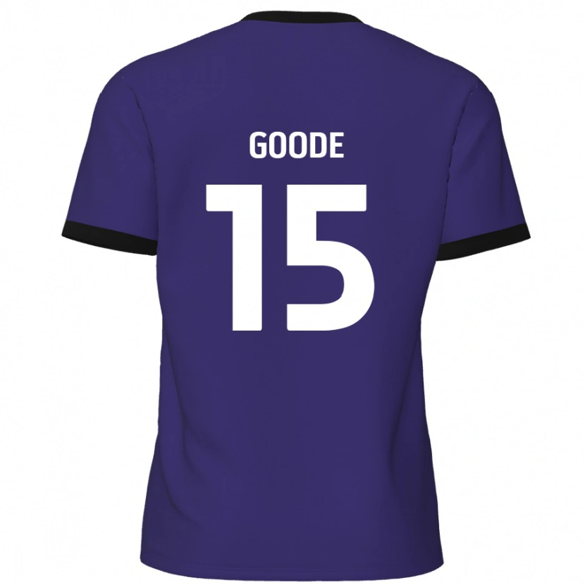 Danxen Mann Charlie Goode #15 Lilla Bortetrøye Drakt Trøye 2024/25 Skjorter T-Skjorte
