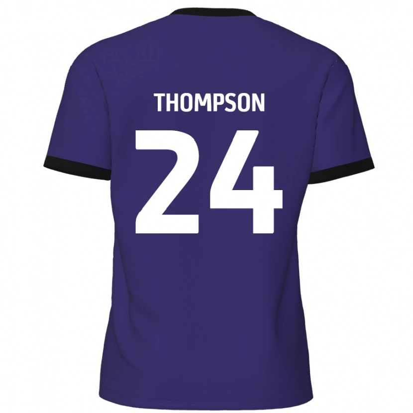 Danxen Mann Ben Thompson #24 Lilla Bortetrøye Drakt Trøye 2024/25 Skjorter T-Skjorte