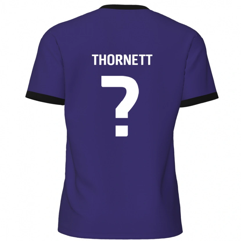Danxen Mann Alfie Thornett #0 Lilla Bortetrøye Drakt Trøye 2024/25 Skjorter T-Skjorte