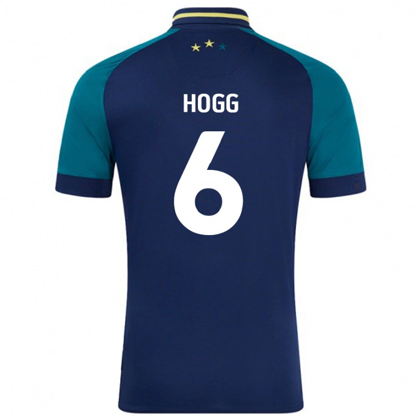 Danxen Mann Jonathan Hogg #6 Marine Mørkegrønn Bortetrøye Drakt Trøye 2024/25 Skjorter T-Skjorte