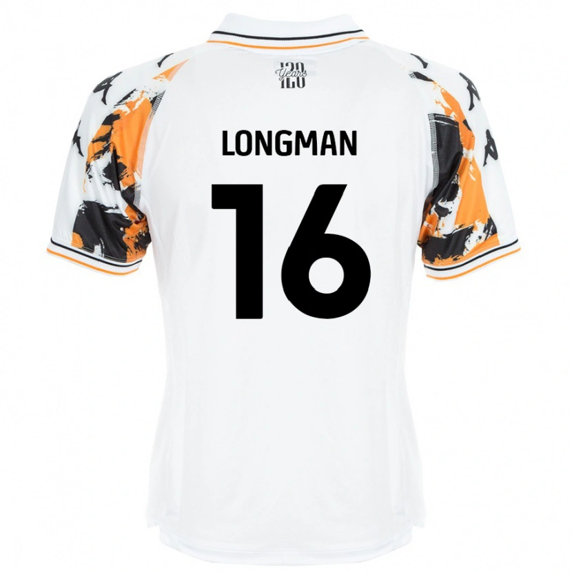 Danxen Mann Ryan Longman #16 Hvit Bortetrøye Drakt Trøye 2024/25 Skjorter T-Skjorte