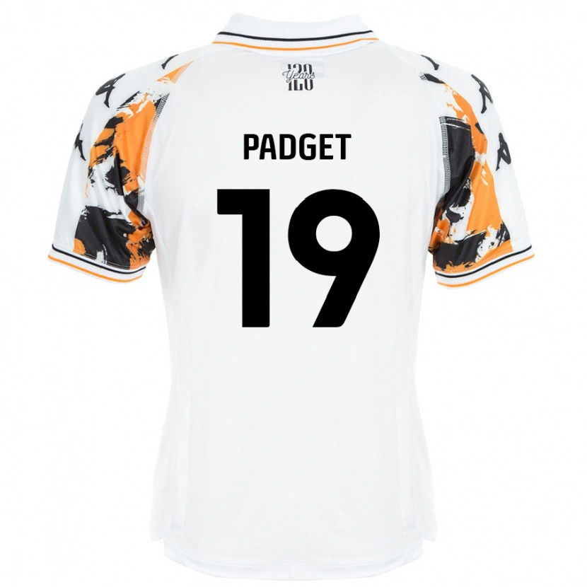Danxen Mann Bethany Padget #19 Hvit Bortetrøye Drakt Trøye 2024/25 Skjorter T-Skjorte