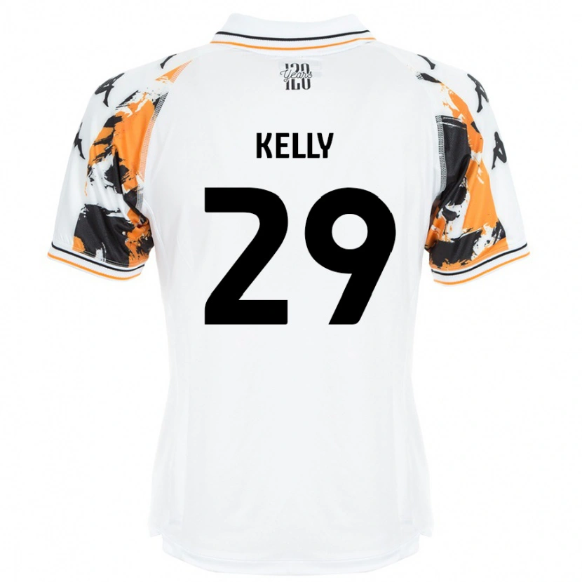Danxen Mann Ace Kelly #29 Hvit Bortetrøye Drakt Trøye 2024/25 Skjorter T-Skjorte