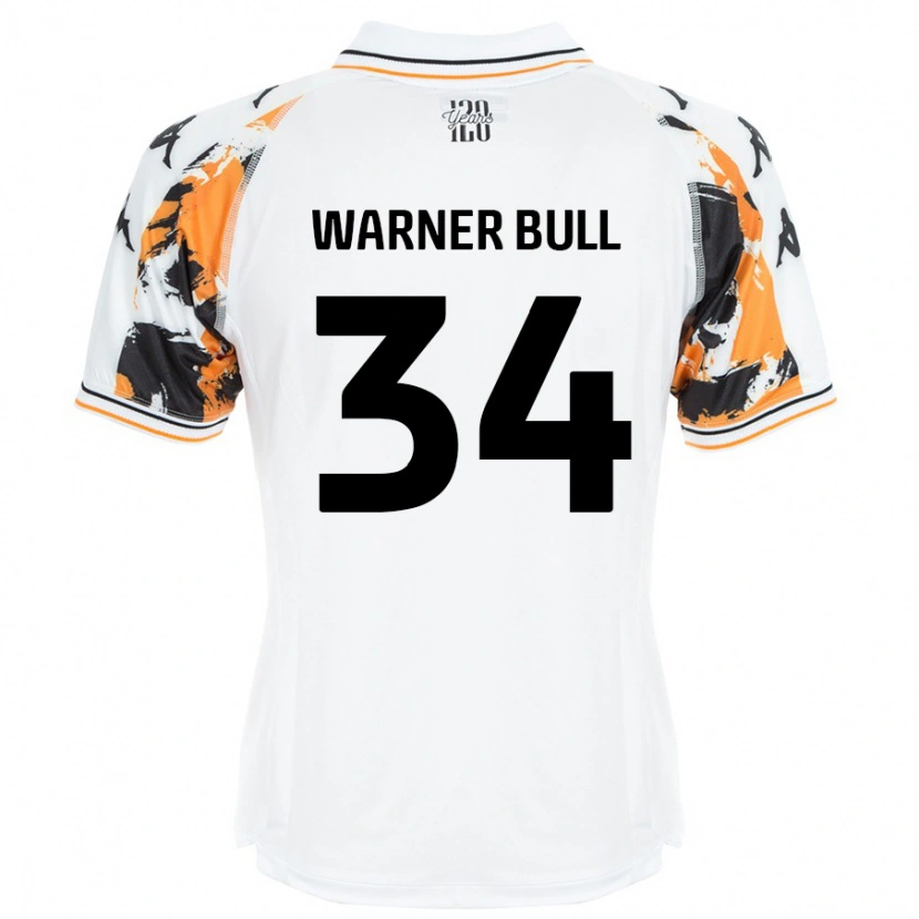 Danxen Mann Lucy Warner-Bull #34 Hvit Bortetrøye Drakt Trøye 2024/25 Skjorter T-Skjorte