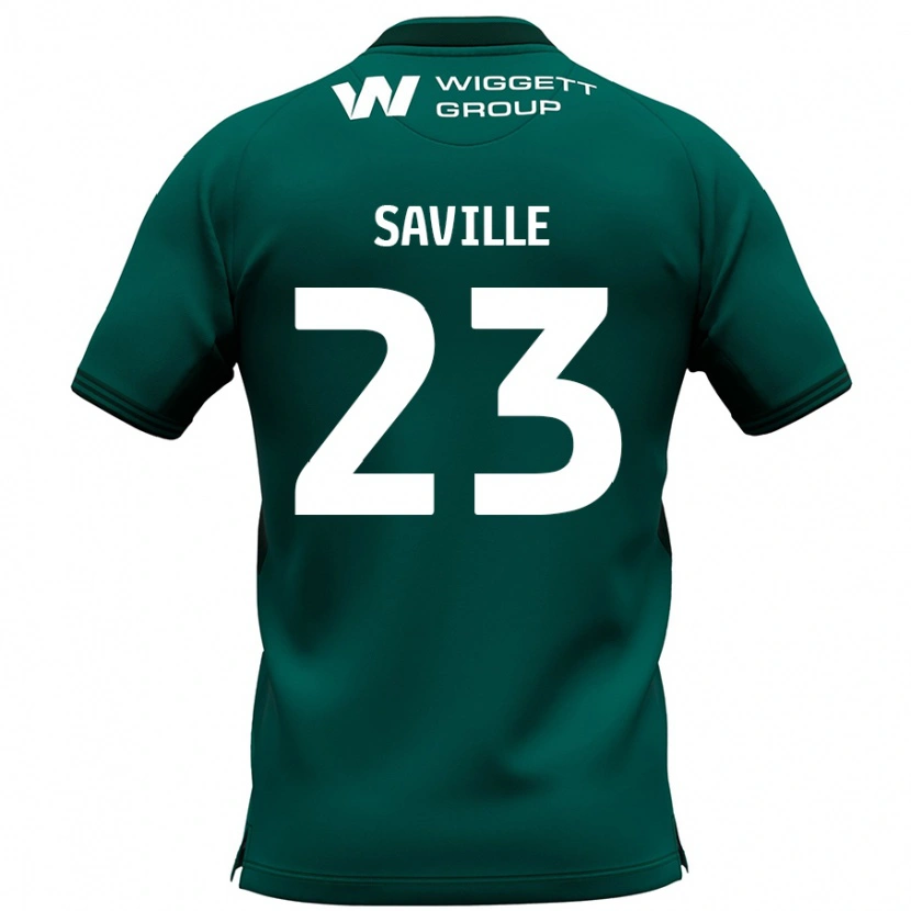 Danxen Mann George Saville #23 Grønn Bortetrøye Drakt Trøye 2024/25 Skjorter T-Skjorte