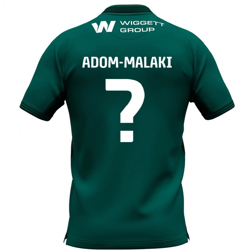 Danxen Mann Nino Adom-Malaki #0 Grønn Bortetrøye Drakt Trøye 2024/25 Skjorter T-Skjorte