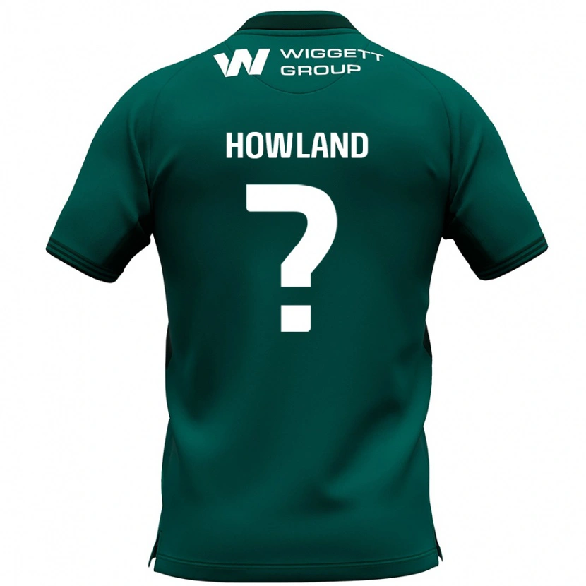 Danxen Mann Jack Howland #0 Grønn Bortetrøye Drakt Trøye 2024/25 Skjorter T-Skjorte