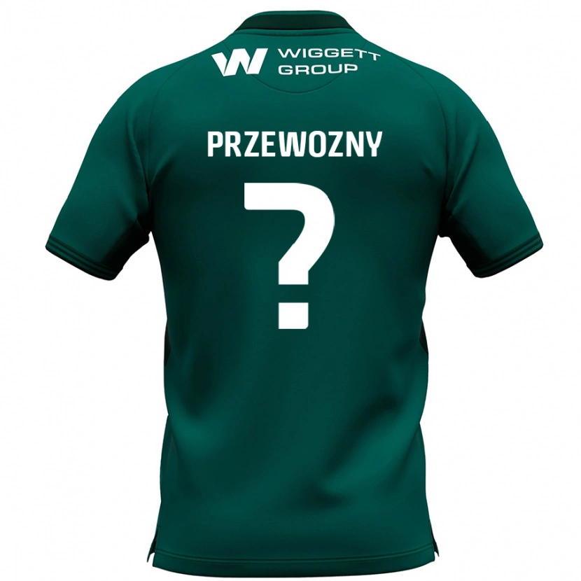 Danxen Mann Jakub Przewozny #0 Grønn Bortetrøye Drakt Trøye 2024/25 Skjorter T-Skjorte