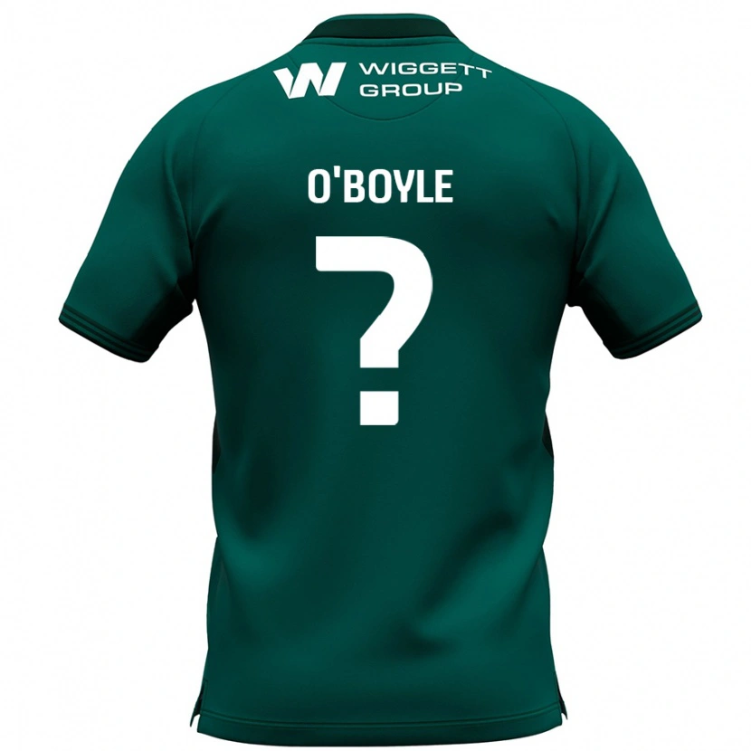Danxen Mann Elidon O'boyle #0 Grønn Bortetrøye Drakt Trøye 2024/25 Skjorter T-Skjorte