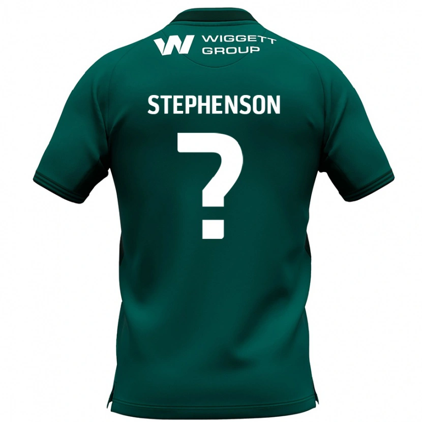 Danxen Mann Joshua Stephenson #0 Grønn Bortetrøye Drakt Trøye 2024/25 Skjorter T-Skjorte