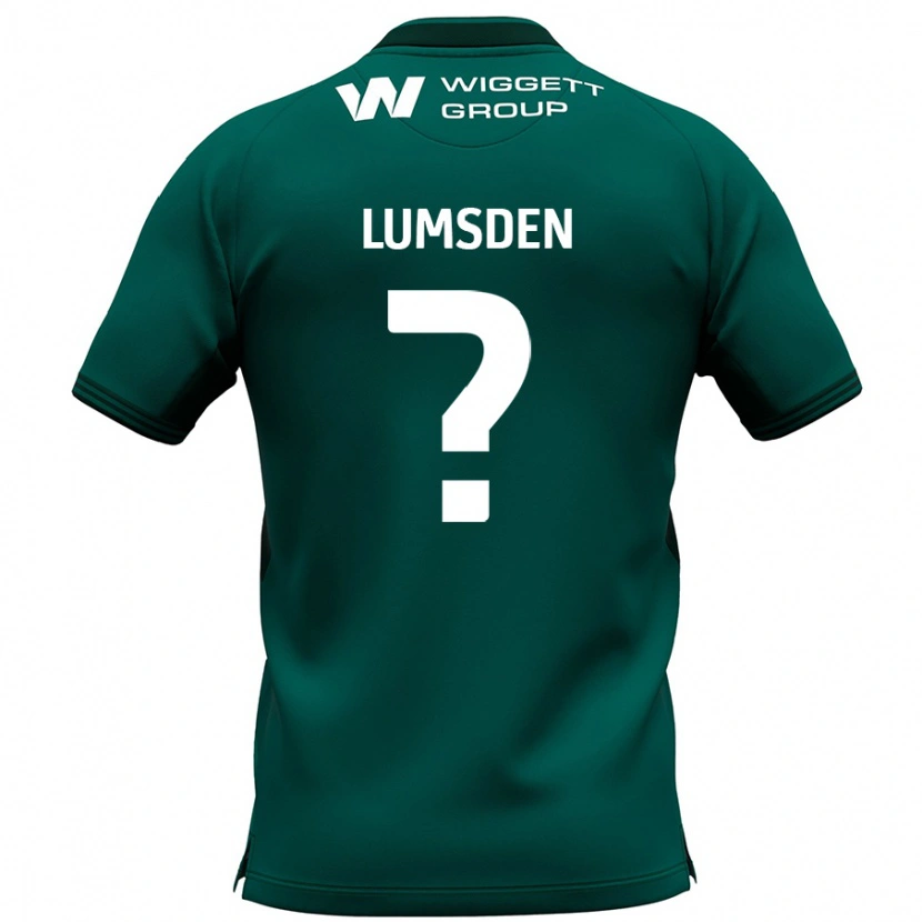 Danxen Mann Beth Lumsden #0 Grønn Bortetrøye Drakt Trøye 2024/25 Skjorter T-Skjorte