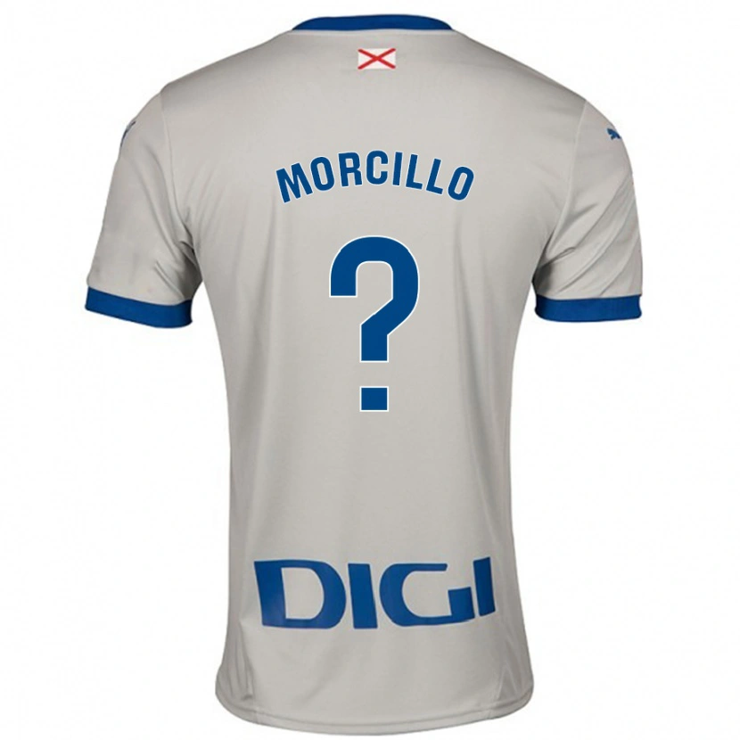 Danxen Mann Diego Morcillo #0 Lys Grå Bortetrøye Drakt Trøye 2024/25 Skjorter T-Skjorte