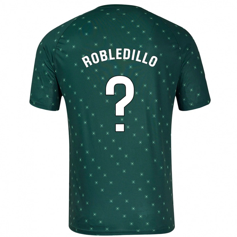 Danxen Mann Pedro Robledillo #0 Mørkegrønn Bortetrøye Drakt Trøye 2024/25 Skjorter T-Skjorte