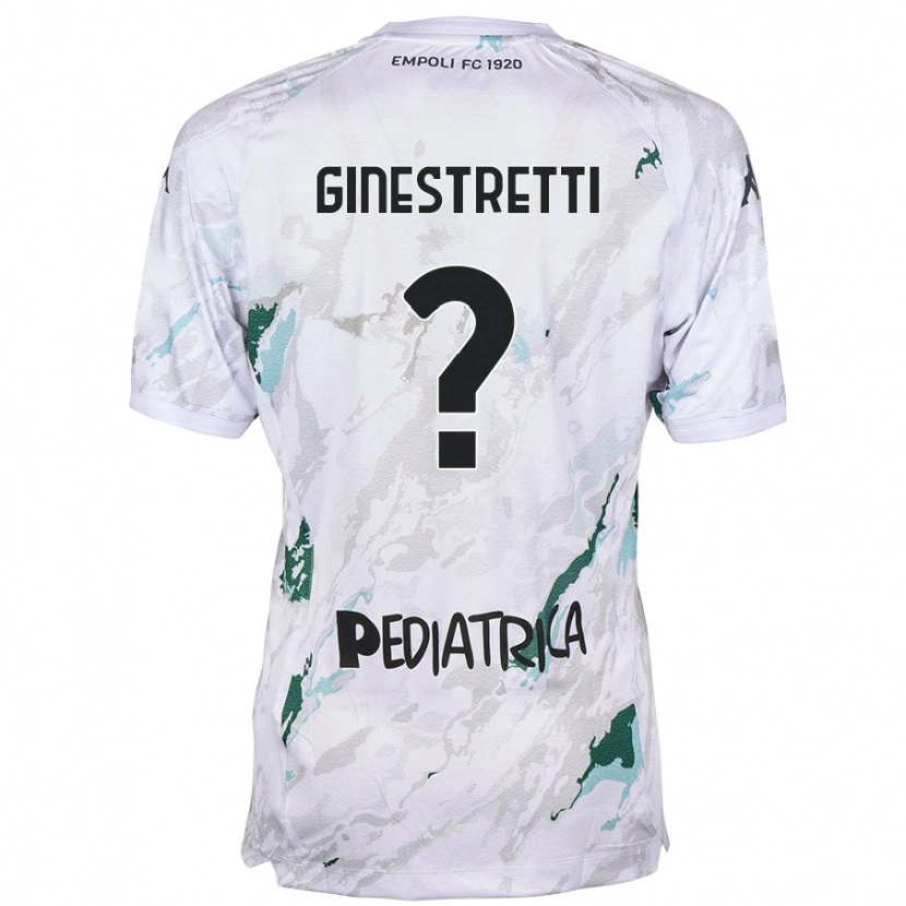Danxen Mann Davide Ginestretti #0 Grå Bortetrøye Drakt Trøye 2024/25 Skjorter T-Skjorte