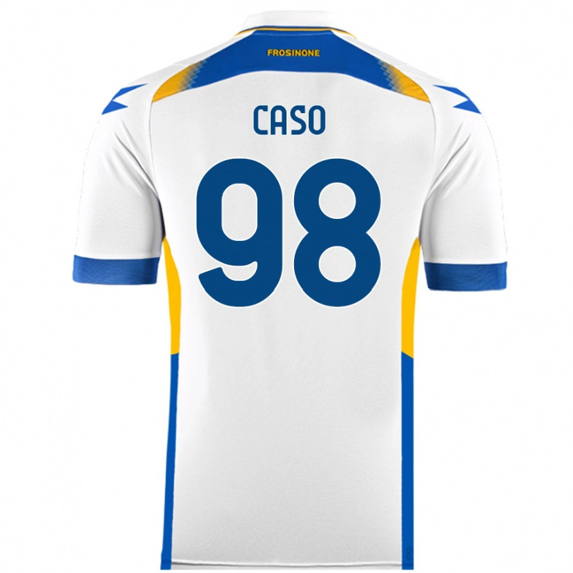Danxen Mann Giuseppe Caso #98 Hvit Bortetrøye Drakt Trøye 2024/25 Skjorter T-Skjorte