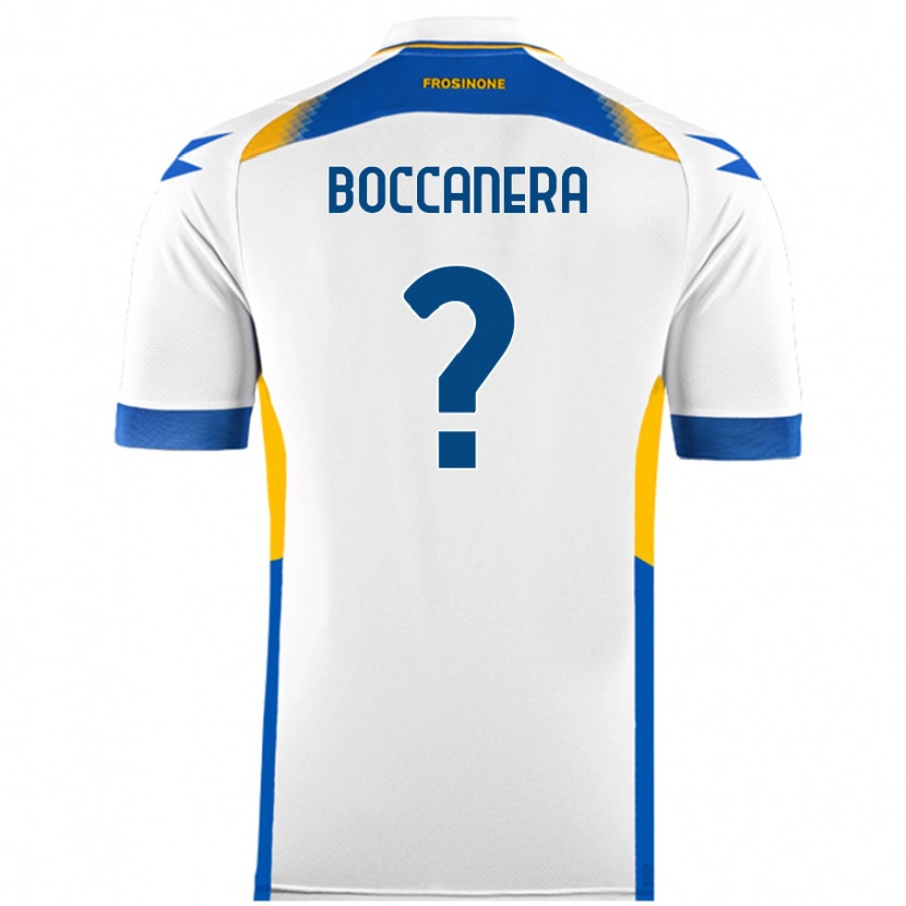 Danxen Mann Alessio Boccanera #0 Hvit Bortetrøye Drakt Trøye 2024/25 Skjorter T-Skjorte